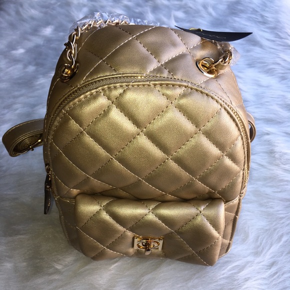 ✨🌸💎bebe Erica Gold Mini Backpack🔥🎒 - Picture 7 of 8